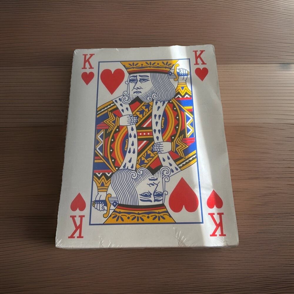 Sealed Pack Jumbo Giant Playing Cards, Oversized Poker Deck Cards for Casino..